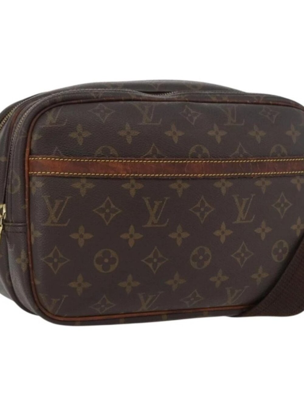 LOUIS VUITTON Monogram Reporter PM Shoulder Bag M45254 LV Auth hk3461